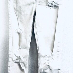 Free People White Skinny Jeans